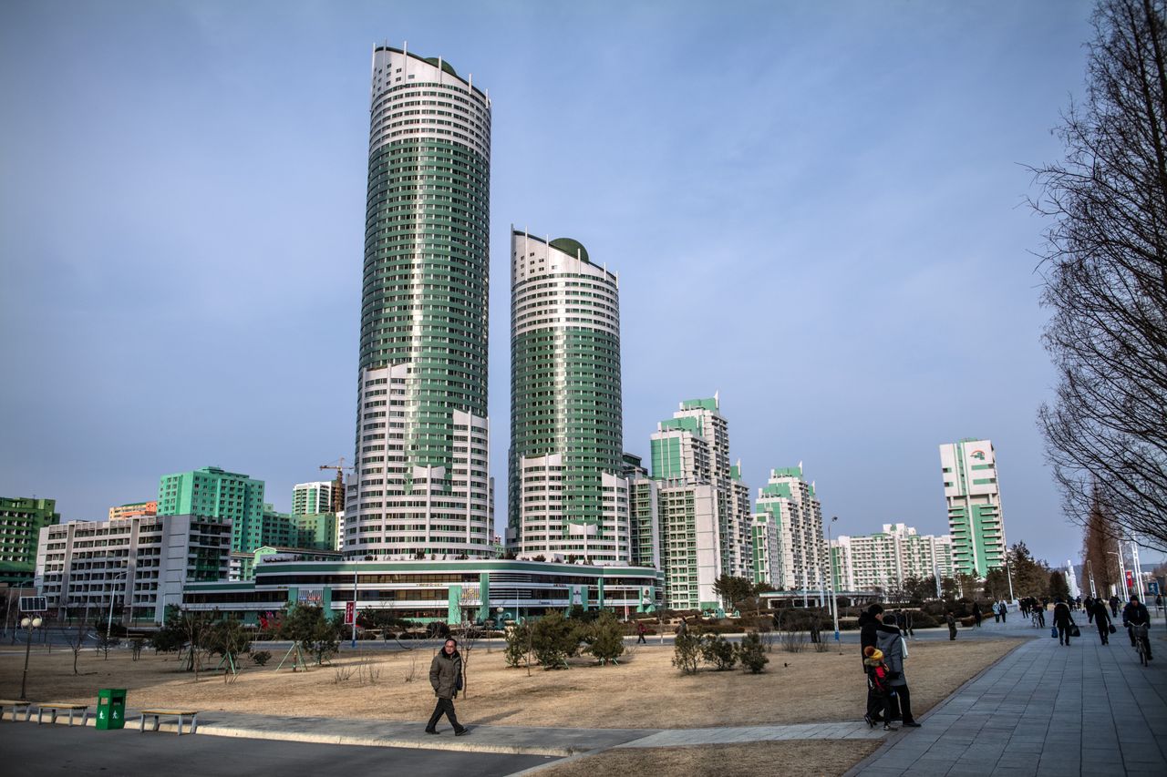 Ryomyong Street, district of Pyongyang