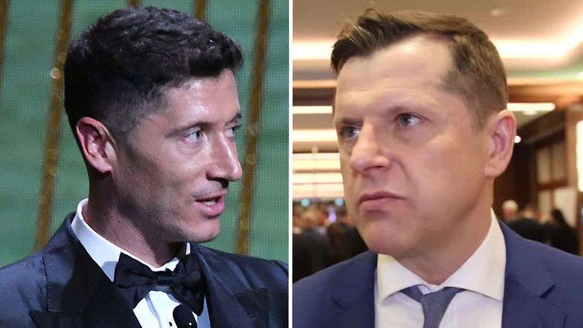 Robert Lewandowski i Cezary Kucharski