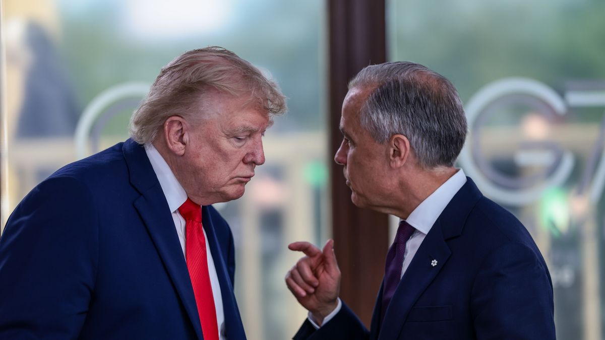 Donald Trump, Mark Carney 
