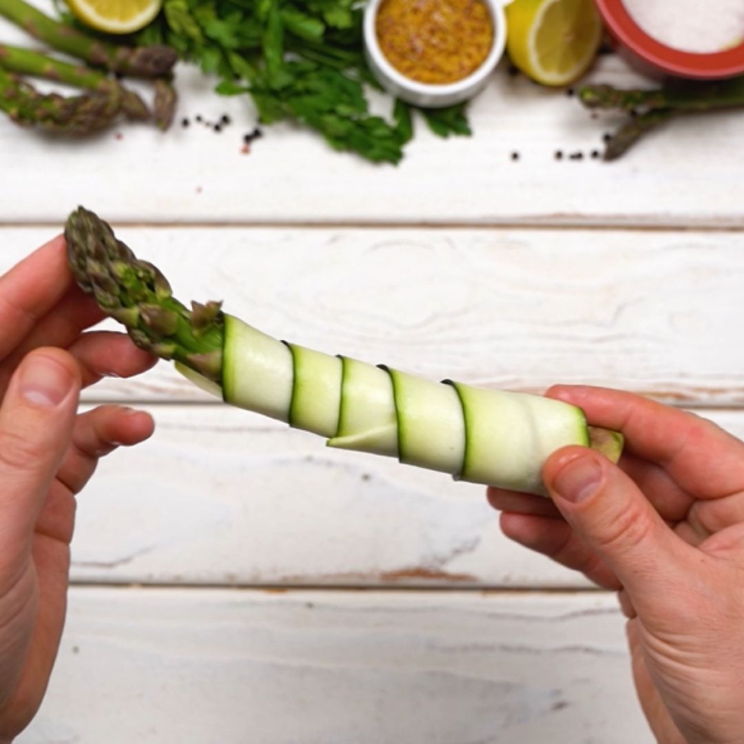 At this stage, the vegetables already look beautiful.