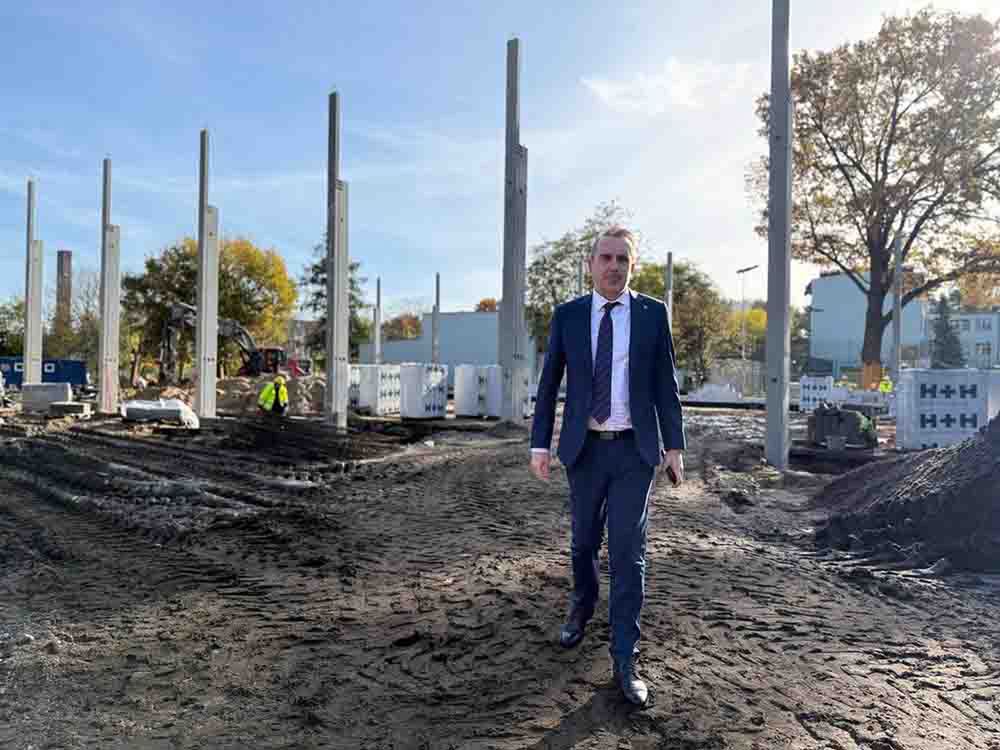 Zielona Góra: Trwa budowa nowej hali sportowej za ponad 9 mln zł