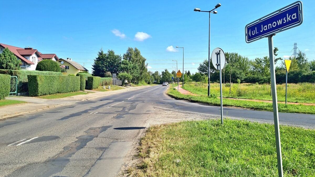 Obecny stan nawierzchni ul. Janowskiej w Lublinie