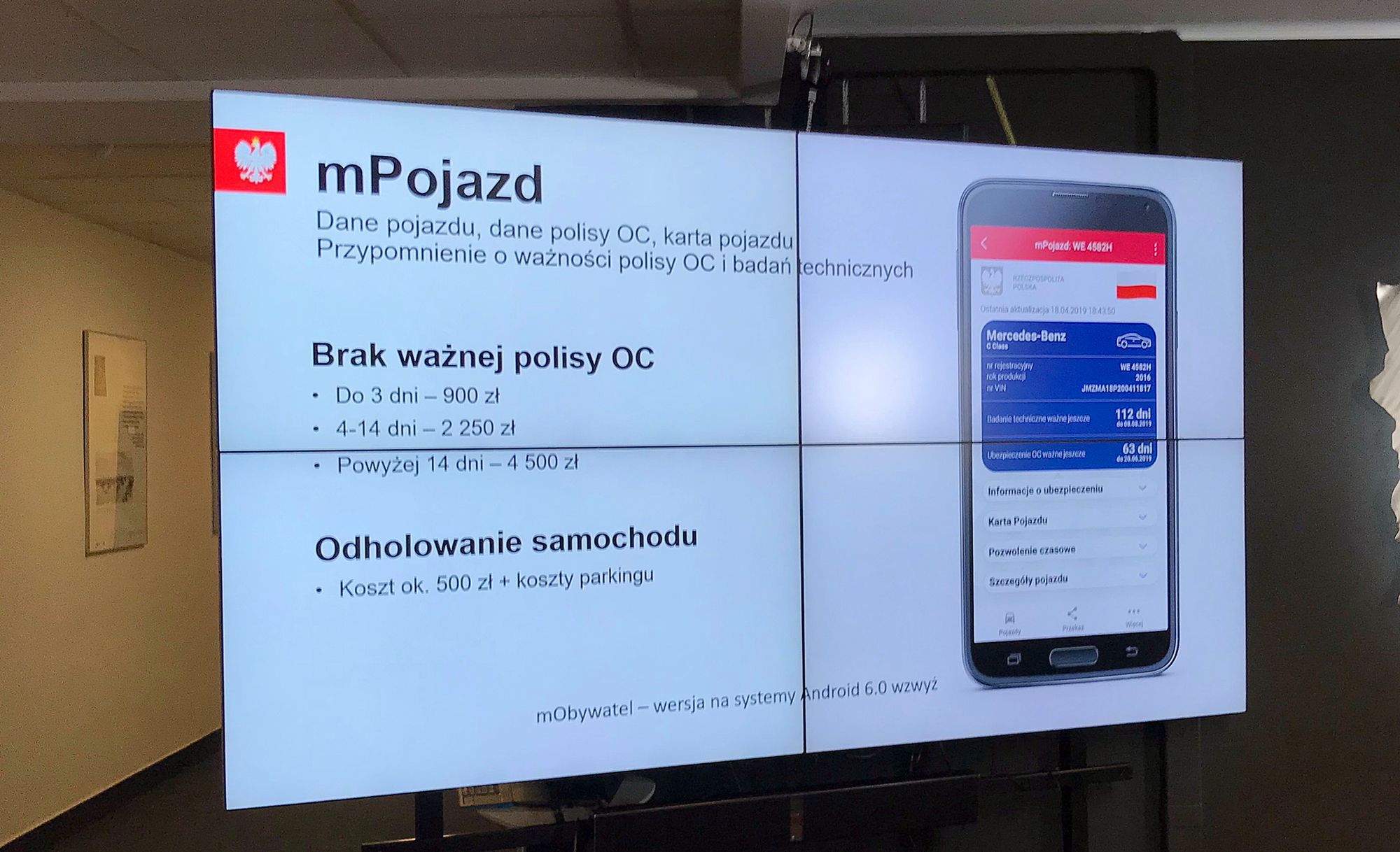 Prezentacja usługi mPojazd