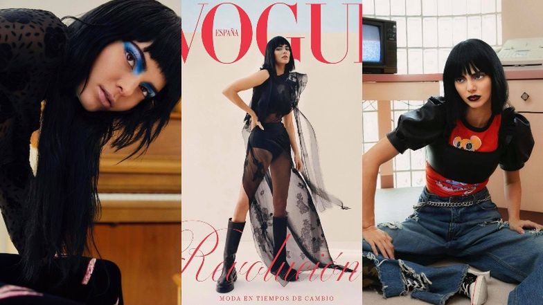 Kendall Jenner z grzywką pozuje w "Vogue'u"