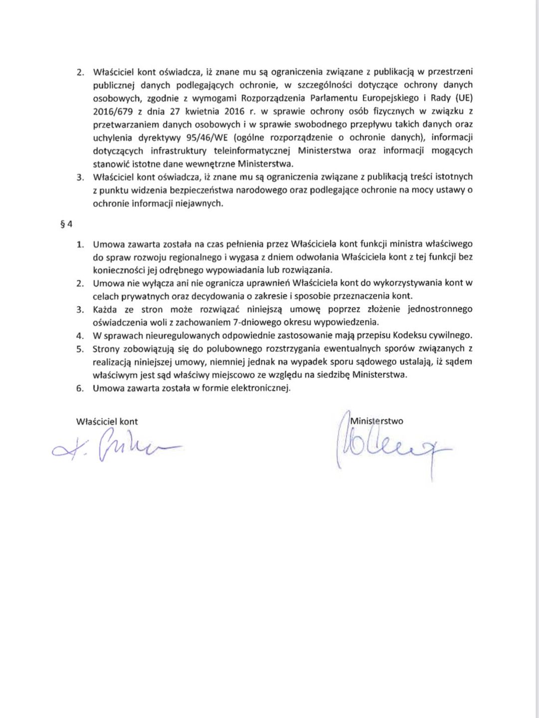 Umowa między Katarzyną Pełczyńską-Nałęcz a ministerstwem fundusz