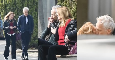 Dorota Chotecka i Radosław Pazura niczym zakochane gołąbeczki GRUCHAJĄ sobie na mieście. Uroczo? (ZDJĘCIA)