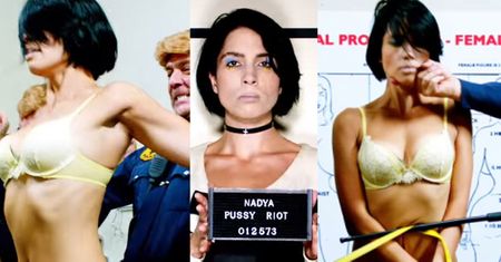 Donald Trump jako kukła wypchana pieniędzmi w teledysku Pussy Riot!