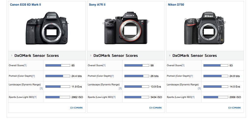 Canon 6D Mark II zbadany przez DxO. Nie jest aż tak źle, jak myśleliśmy 3