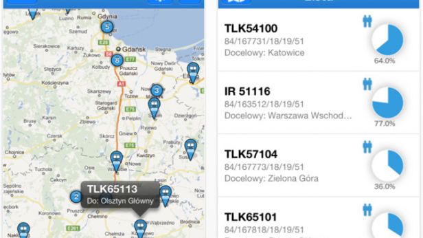 Lokomapa - bądź zawsze na bieżąco z opóźnieniami pociągów 1