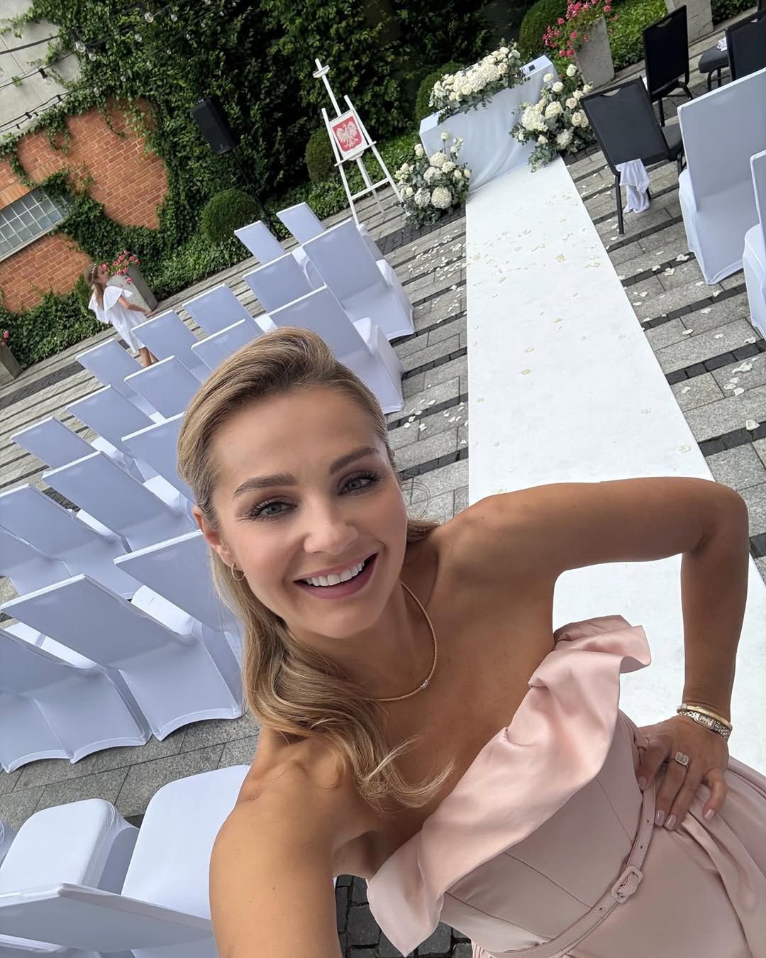 Małgorzata Socha na ślubie brata 