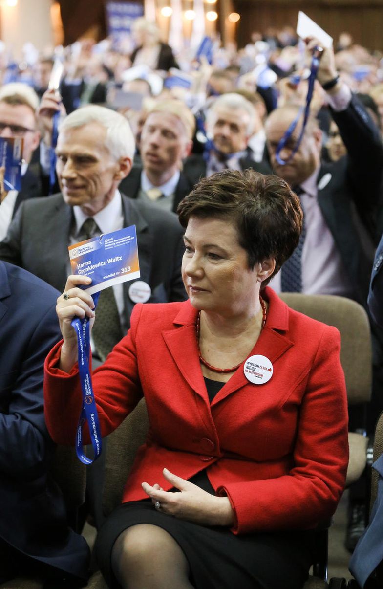 Hanna Gronkiewicz-Waltz została nową przewodniczącą warszawskiej PO