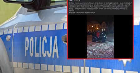 Mikołaj kręcił bączki quadem na rynku. Dziecko trafiło do szpitala!