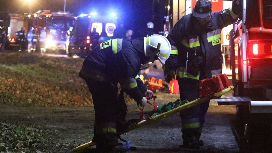 Strażacy dostali informację o wypadku po godz. 20.00