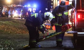 Klępina: Kilka godzin czekał na pomoc przygnieciony przyczepą