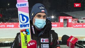 Piotr Żyła rozbawiony po kwalifikacjach w Zakopanem. "To anomalia, że zimą mamy zimno"