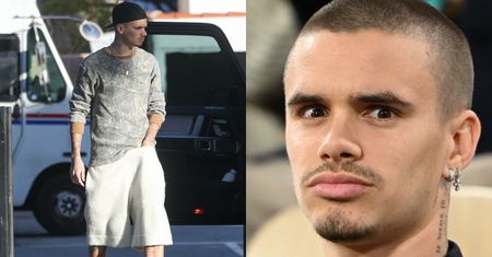 Romeo Beckham przyłapany na... GRZEBANIU W MAJTKACH. Przypał? (FOTO)
