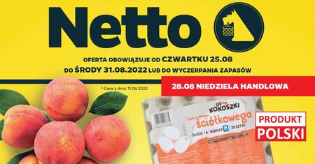 Netto najnowsza gazetka od czwartku 25 sierpnia. Netto gazetka 25.08-31.08