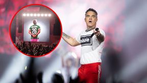 To nie fotomontaż. Robbie Williams w koszulce polskiego klubu