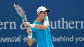 ATP Metz: niespełna godzina emocji w "polskim" meczu debla. Hubert Hurkacz rozgrzał się przed singlem