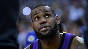 NBA: LeBron James nabawił się urazu