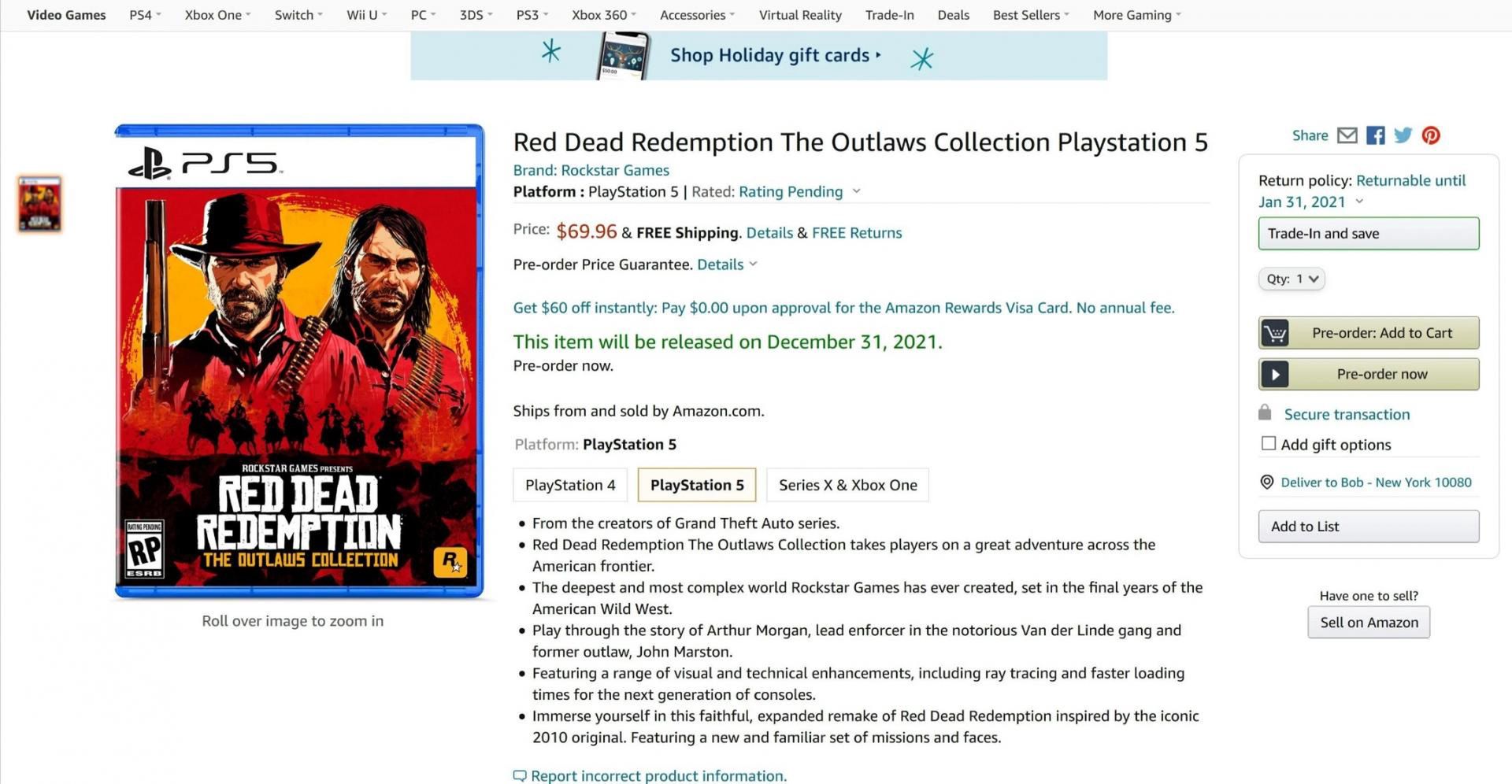 Red Dead Redemption na Amazonie