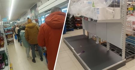 Zostały puste półki. Mieszkańcy Wrocławia rzucili się na zakupy