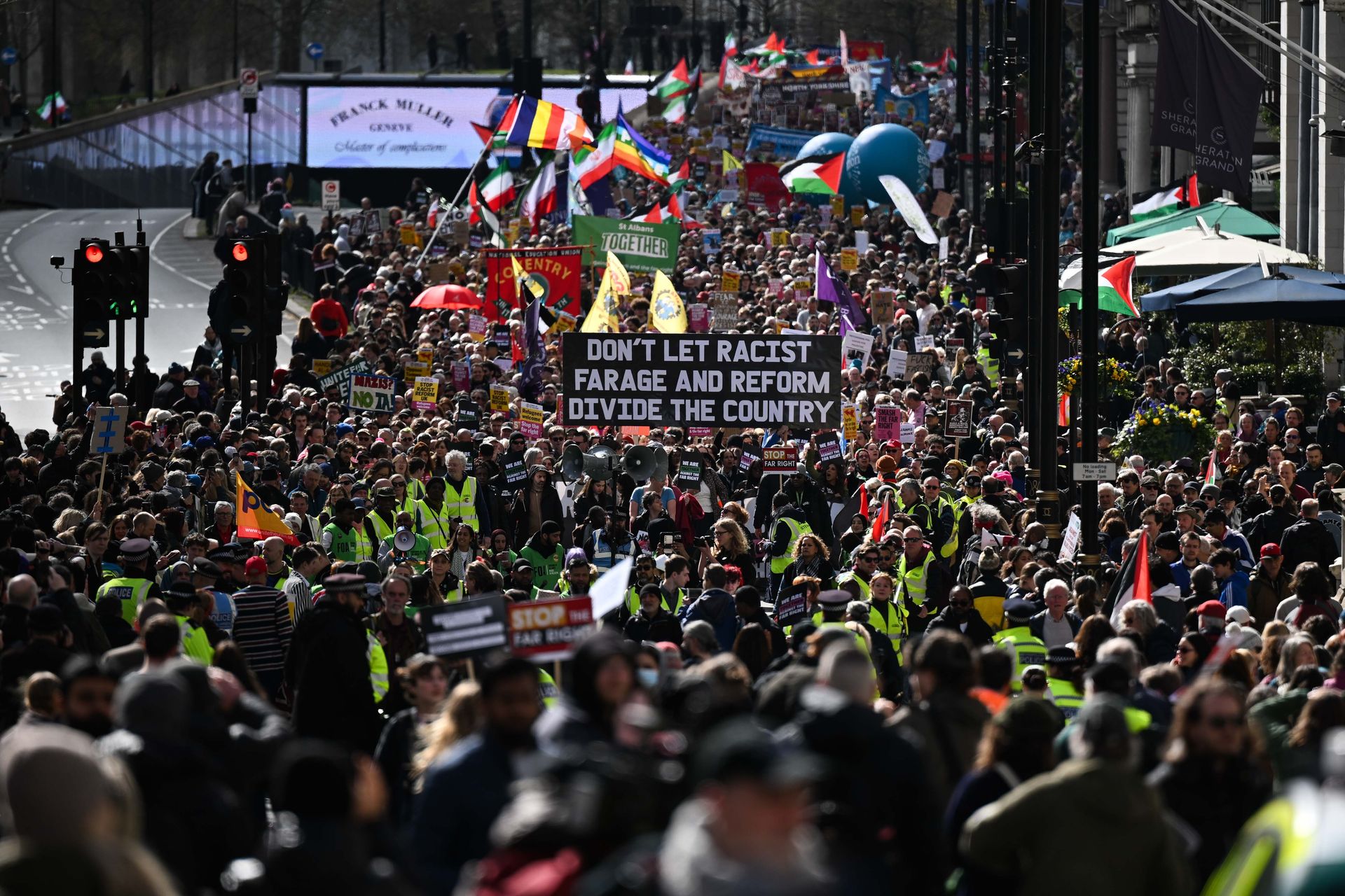 Protest w Londynie. Hasła przeciw skrajnej prawicy