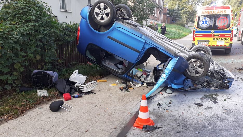 Do zdarzenia doszło na ulicy Małomiejskiej na gdańskiej Oruni