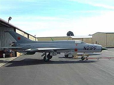 MiG-21 do ozdoby biura