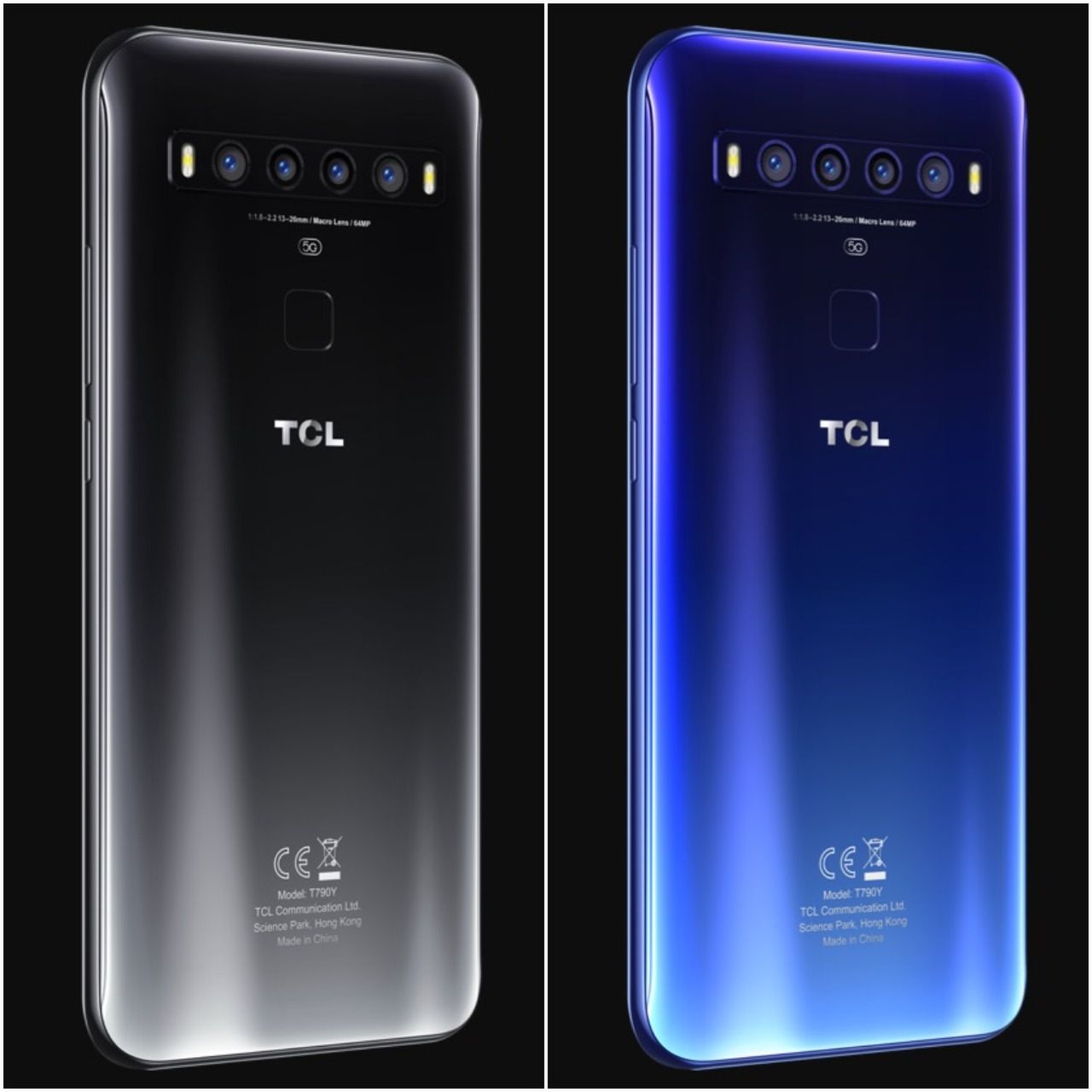 TCL 10 Pro, 10 5G i 10L oficjalnie. TCL stawia na poczwórne aparaty z podwójnym podświetleniem 5