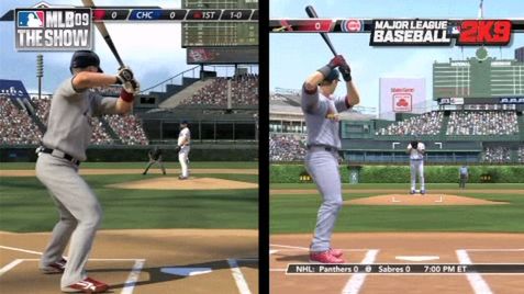 Ostatnie wideoporównanie MLB 2K9 i MLB 09 The Show 1