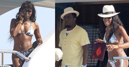 Naomi Campbell i Puff Daddy razem na jachcie! (ZDJĘCIA)