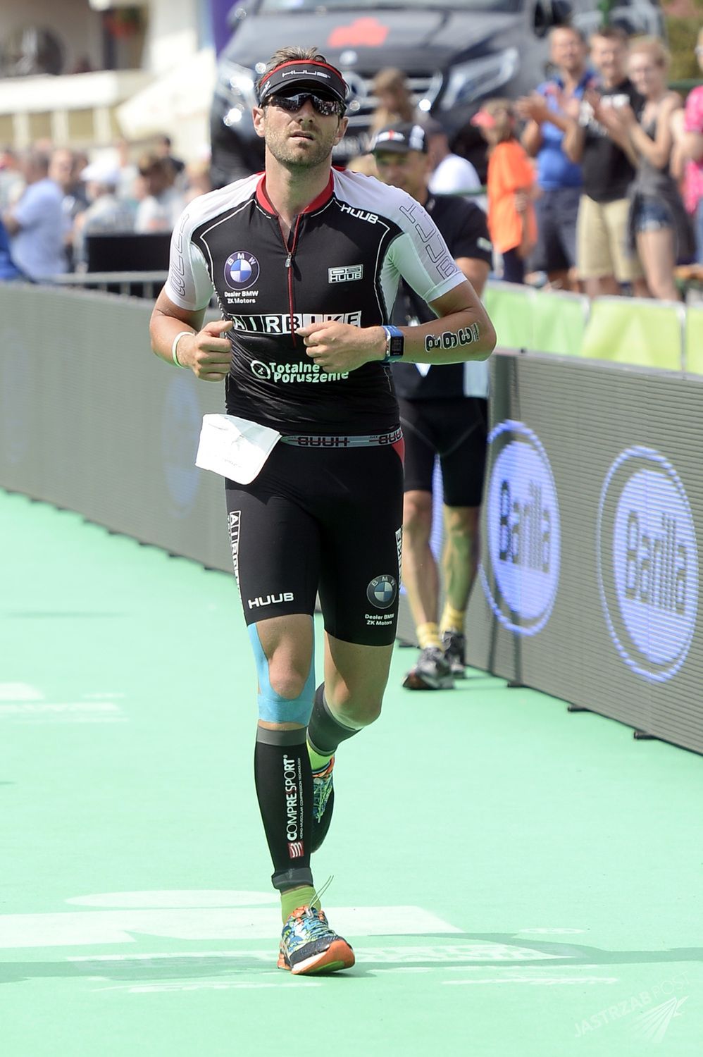 Maciej Dowbor  na Traithlonie Herbalife Ironman w Gdyni