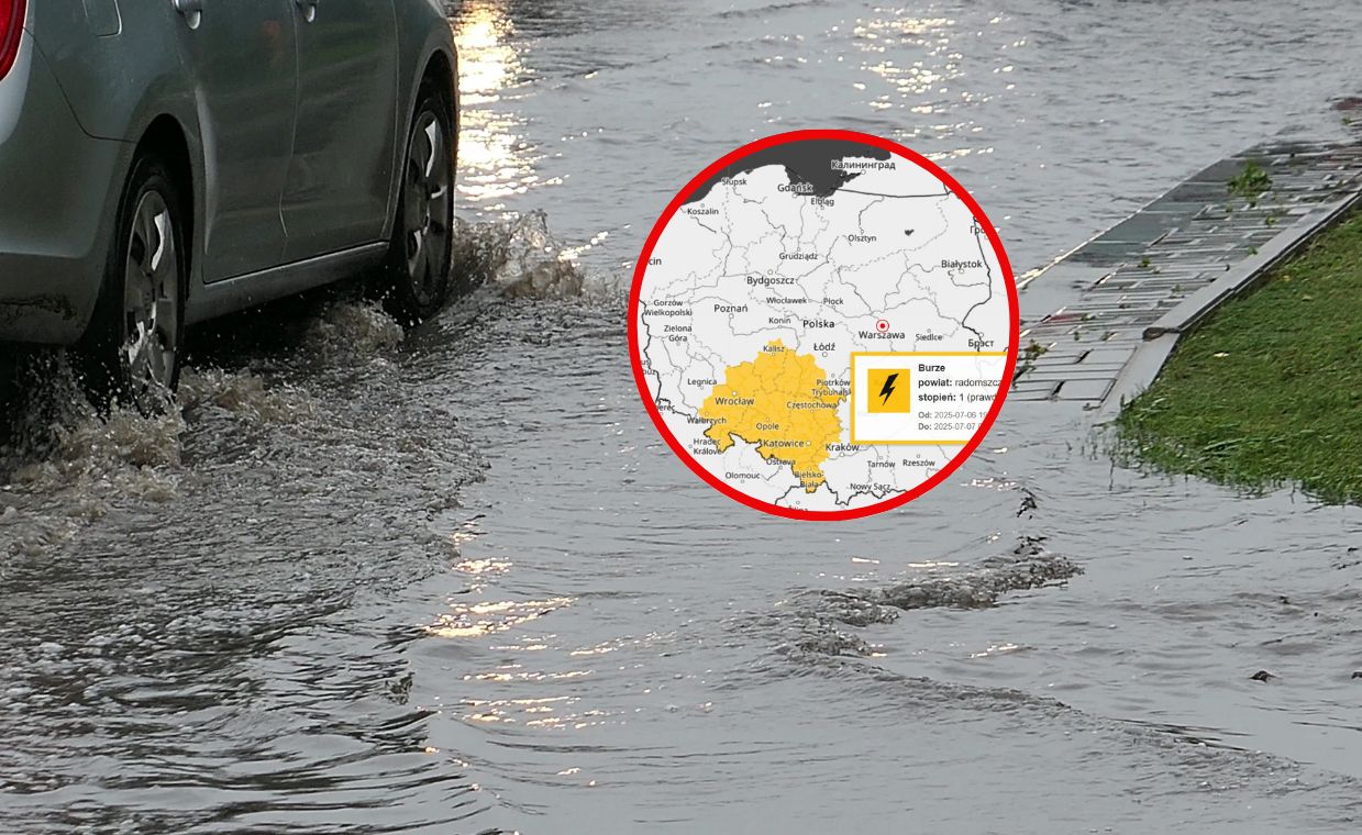 Załamanie pogody. IMGW ostrzega przed potężnymi burzami i opadami