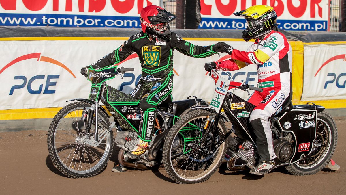 Rafał Szombierski (po lewej) i Tai Woffinden