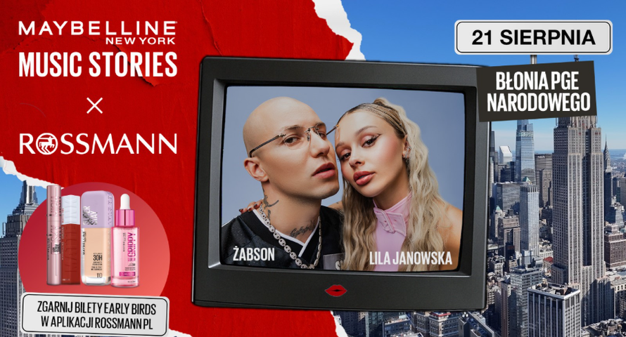 Maybelline NY ogłasza pierwszego headlinera Music Stories – na scenie Żabson