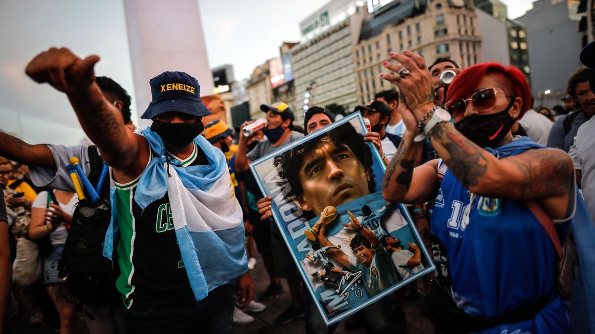 Fani Diego Maradony wyszli na ulice