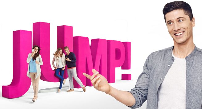 Robert Lewandowski z dronami reklamuje Jump! w T-Mobile (wideo)