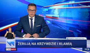 Ostry atak "Wiadomości" na konkurencję. "Żerują na krzywdzie i kłamią"