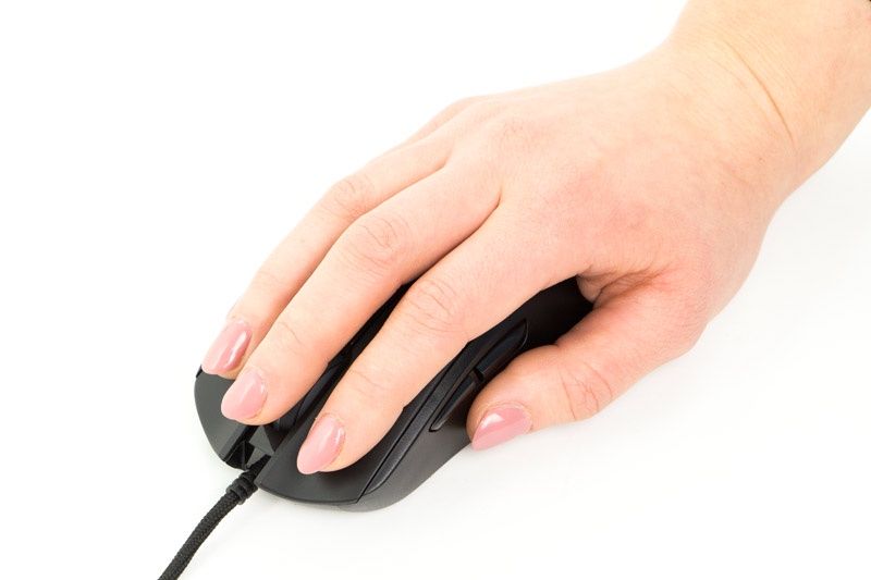 Palm Grip z palcem na rolce