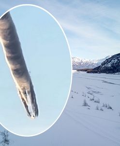 Tajemniczy ślad na niebie nad Alaską. Są teorie, że to tajna rosyjska broń
