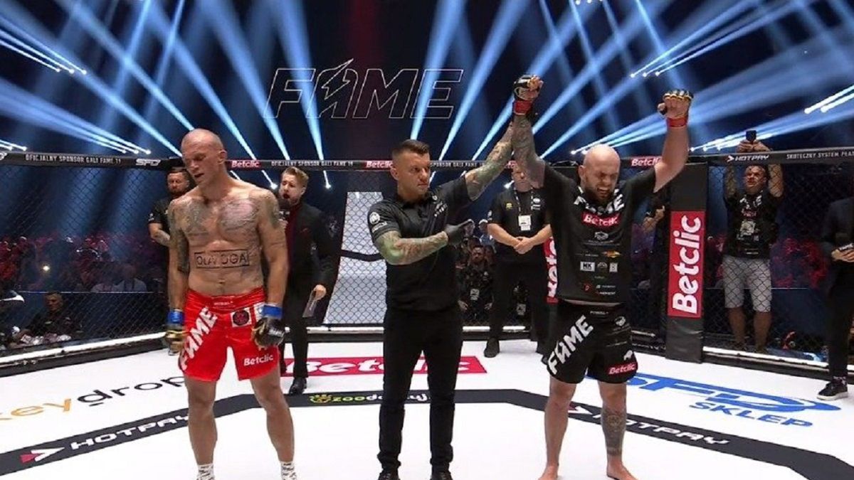 Norbert Daszkiewicz wygrywa na Fame MMA 19