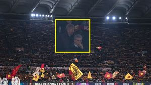 Kamera wyłapała go na meczu w Rzymie. "Obecny"