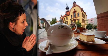 Przemiła obsługa, piwo z konopi i ceny z kosmosu. Byliśmy w kawiarni Olgi Tokarczuk
