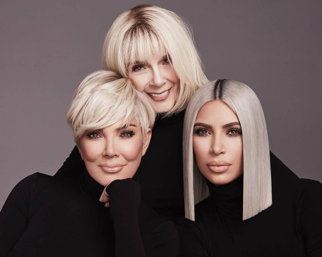 Kris Jenner,  Mary Jo Campbell i Kim Kardashian