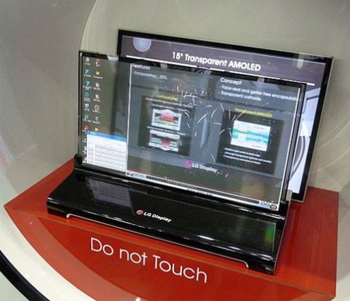 Przeźroczyste ekrany OLED od LG i Samsunga 1