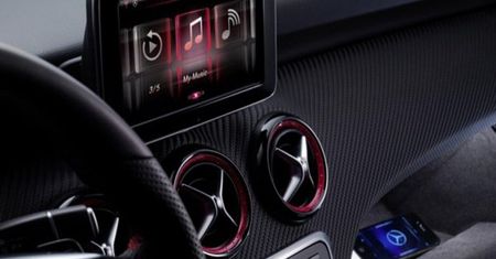 Zdjęcia wnętrza Mercedesa klasy A (2013)