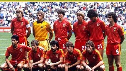 Reprezentacja Belgii w trakcie mundialu w 1986 roku