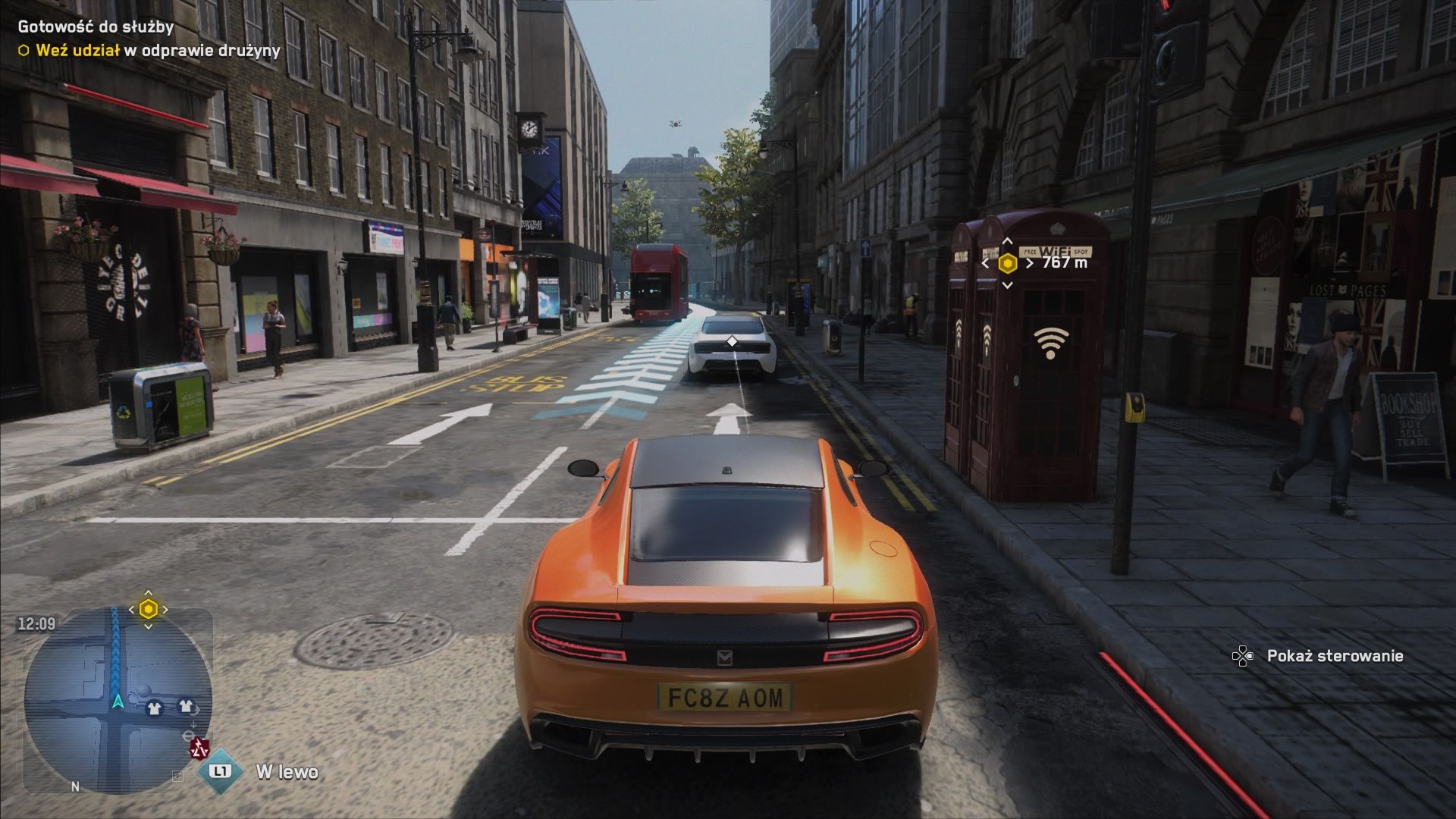 Watch Dogs: Legion - jazda samochodem