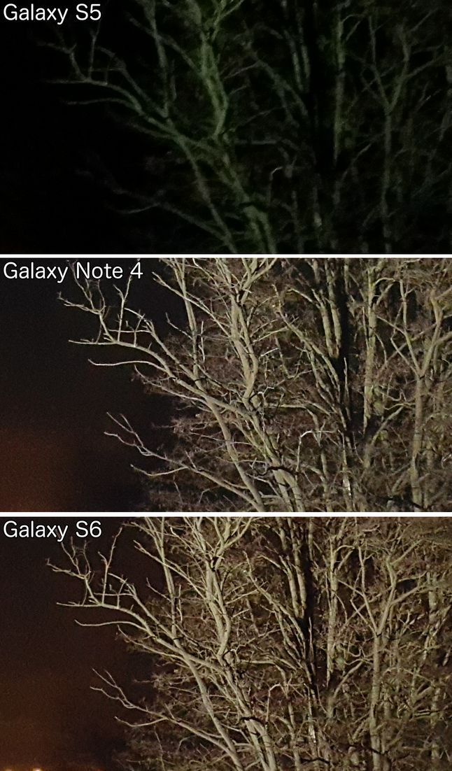 Galaxy S5 vs Galaxy Note 4 vs Galaxy S6 - wykadrowane zdjęcia